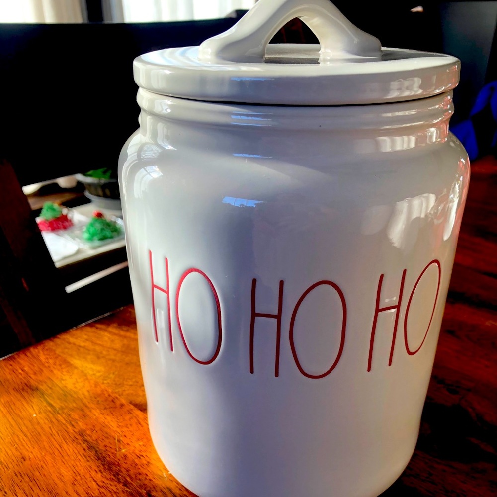 Rae Dunn Ho Ho Ho Canister